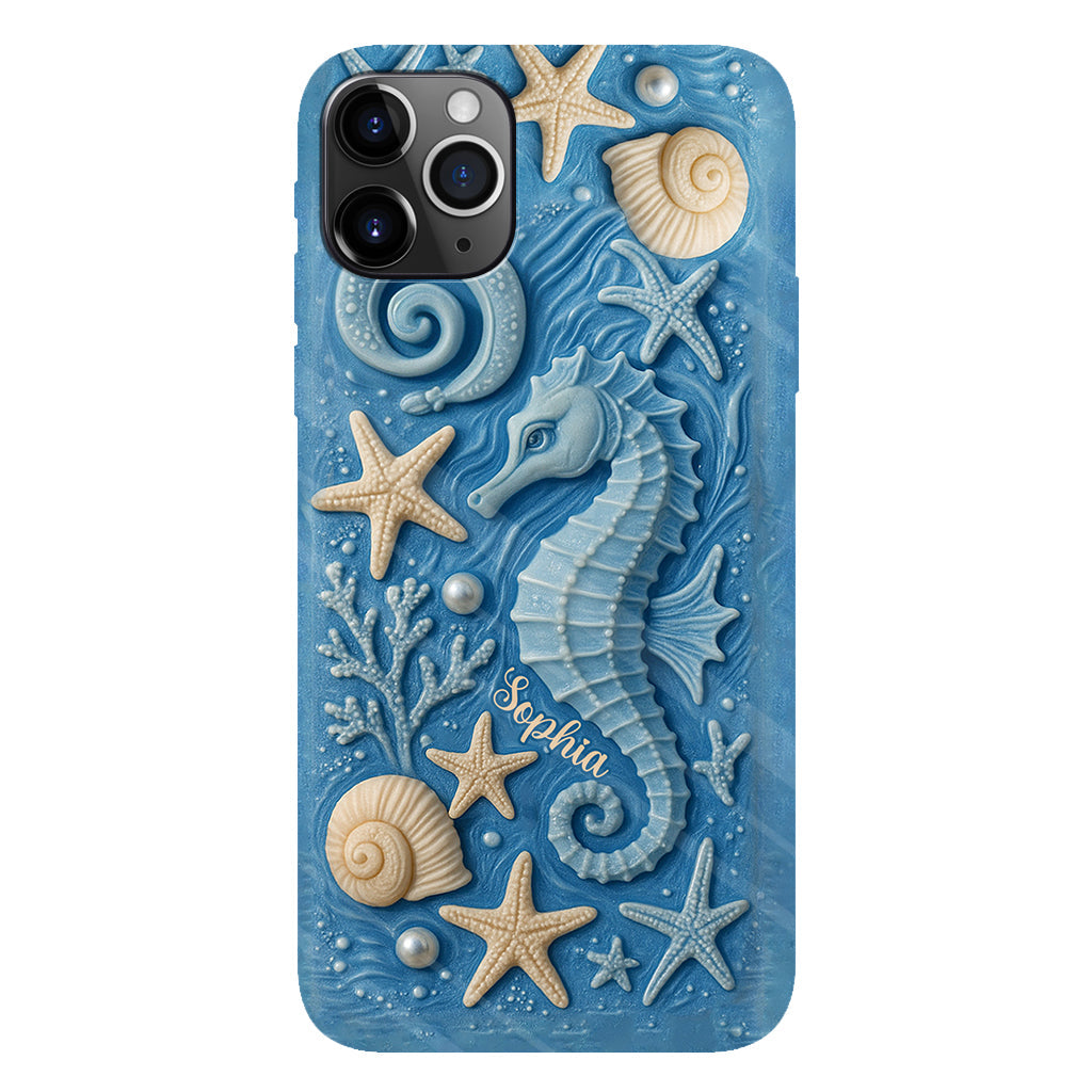 Juste une fille qui aime l'océan - Coque de téléphone personnalisée pour amoureux de la mer avec impression intégrale
