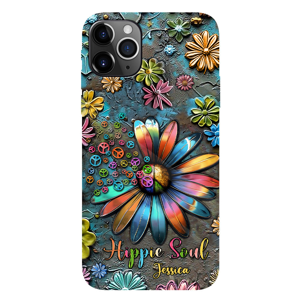 Hippie Soul – Personalisierte Handyhülle mit Hippie-Vollbilddruck