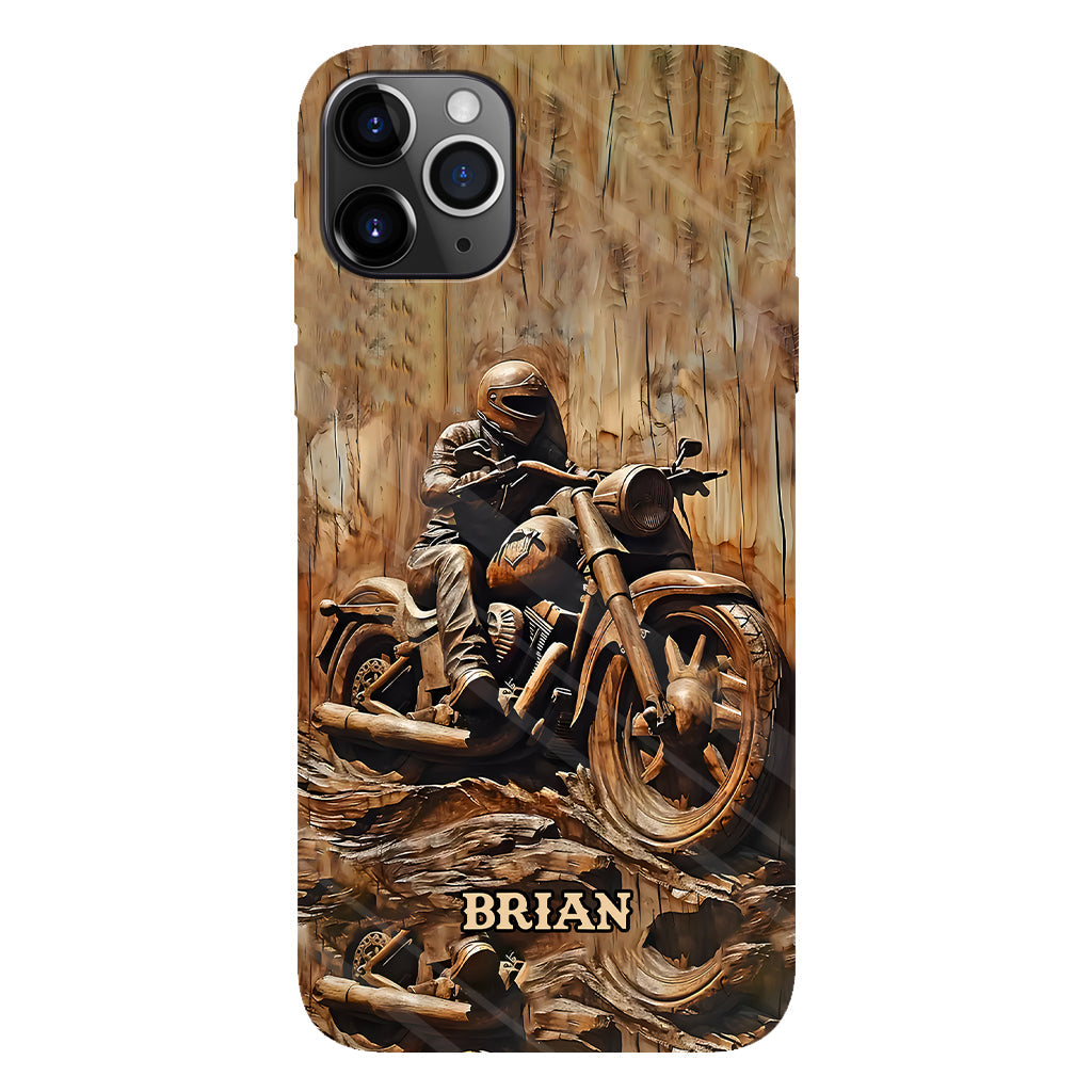 Biker – Personalisierte Handyhülle mit Biker-Motiv und Volldruck