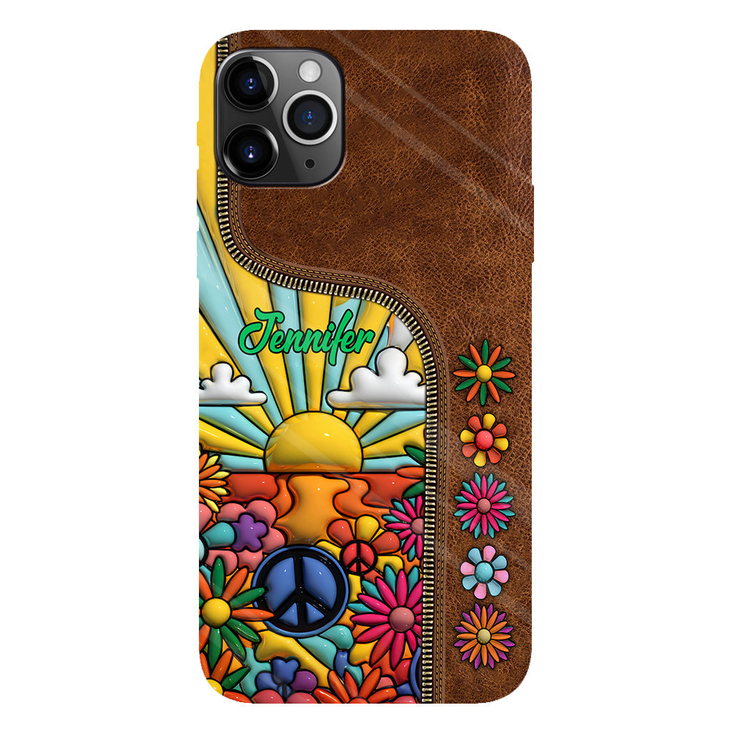 Coque de téléphone personnalisée Hippie Soul - Motif hippie intégral