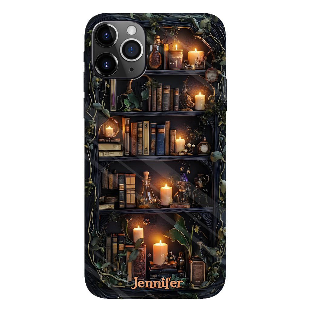Bookself - Étui de téléphone personnalisé avec livre imprimé intégralement