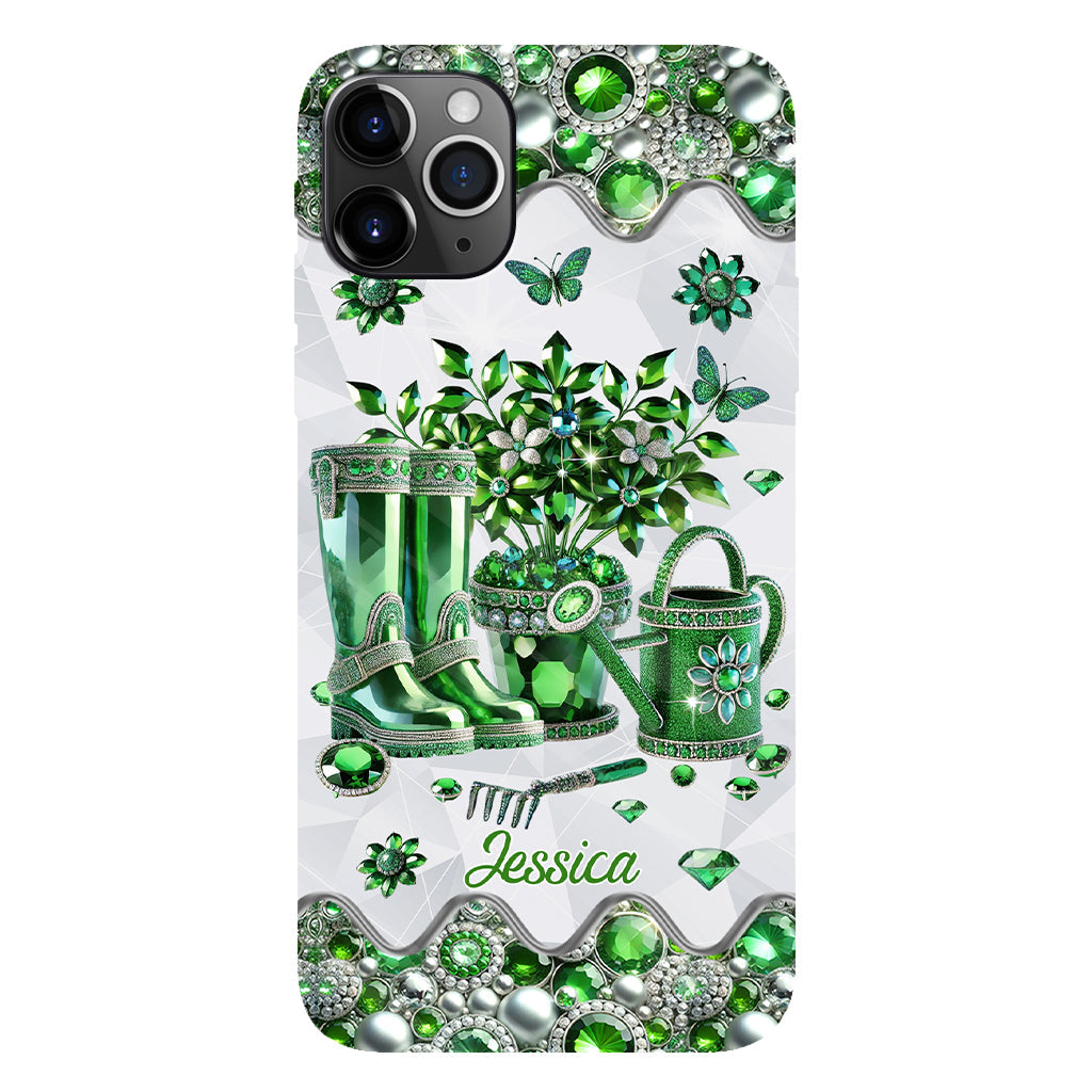 Just A Girl Who Loves Gardening - Personalized Gardening Full Print Phone Case