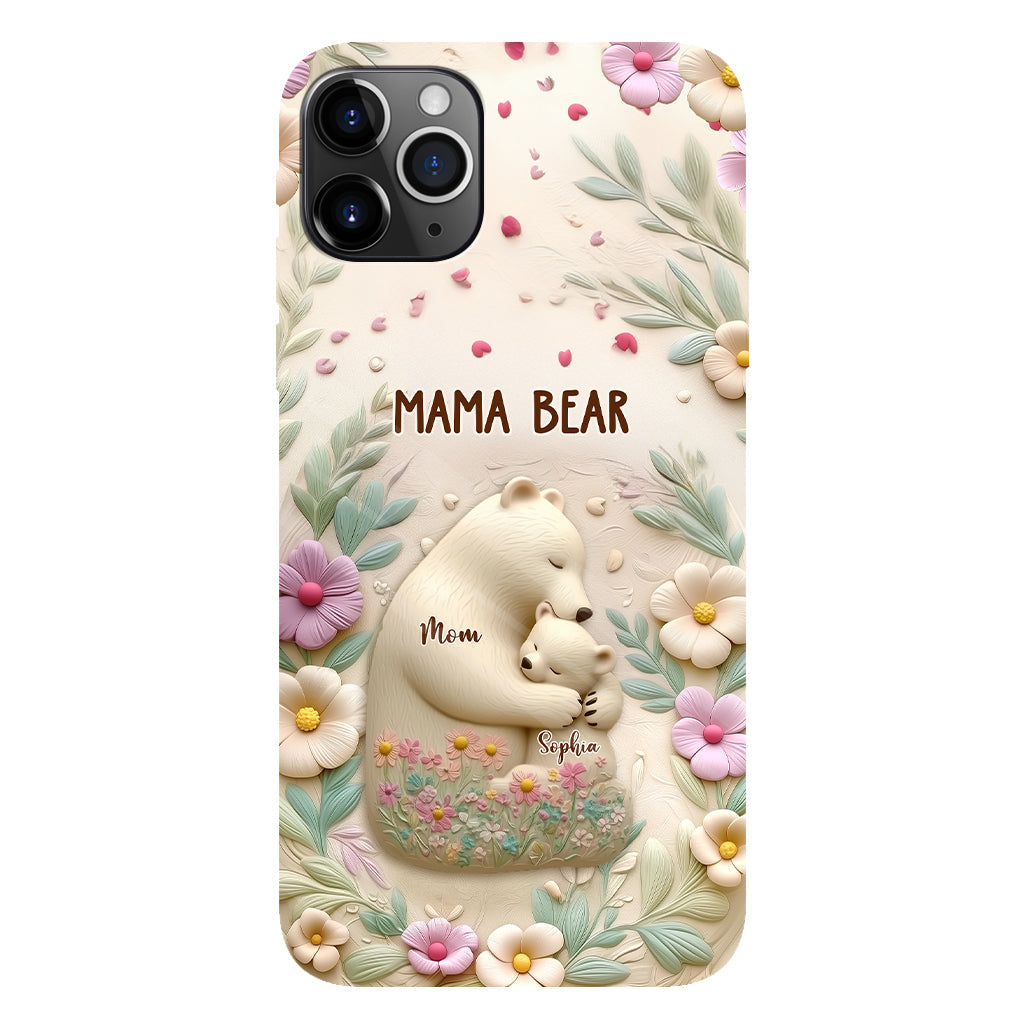 Mama Bear - Personalized Mother Full Print Phone Case