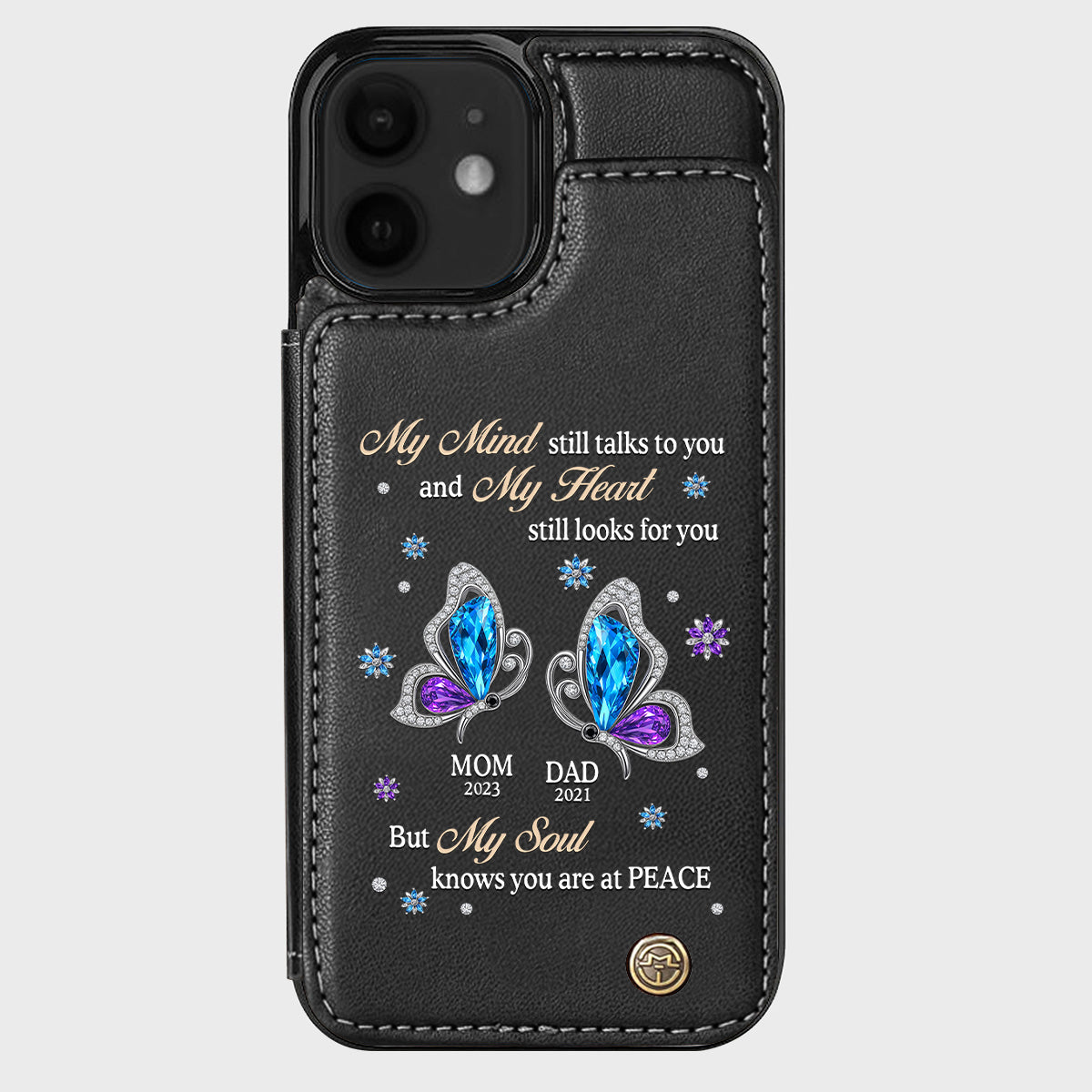 I Love You Forever - Personalized Memorial Wallet Phone Case