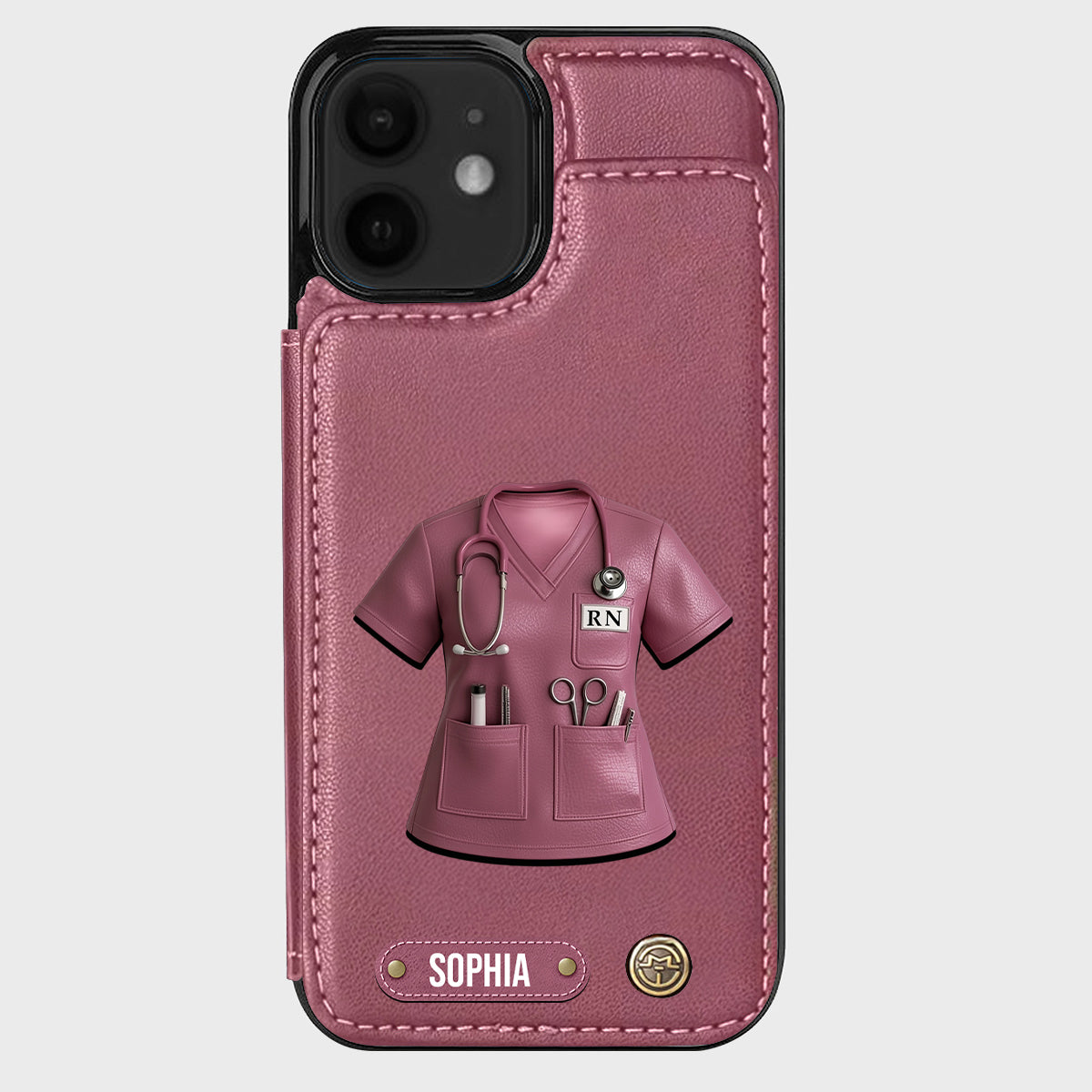 Proud Nurse - Personalized Nurse Wallet Phone Case
