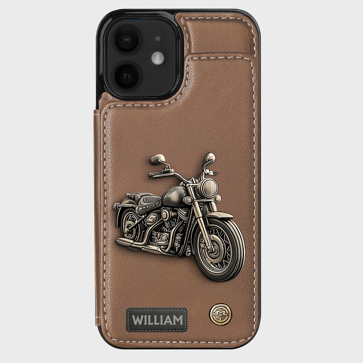 Étui portefeuille personnalisé pour motard passionné
