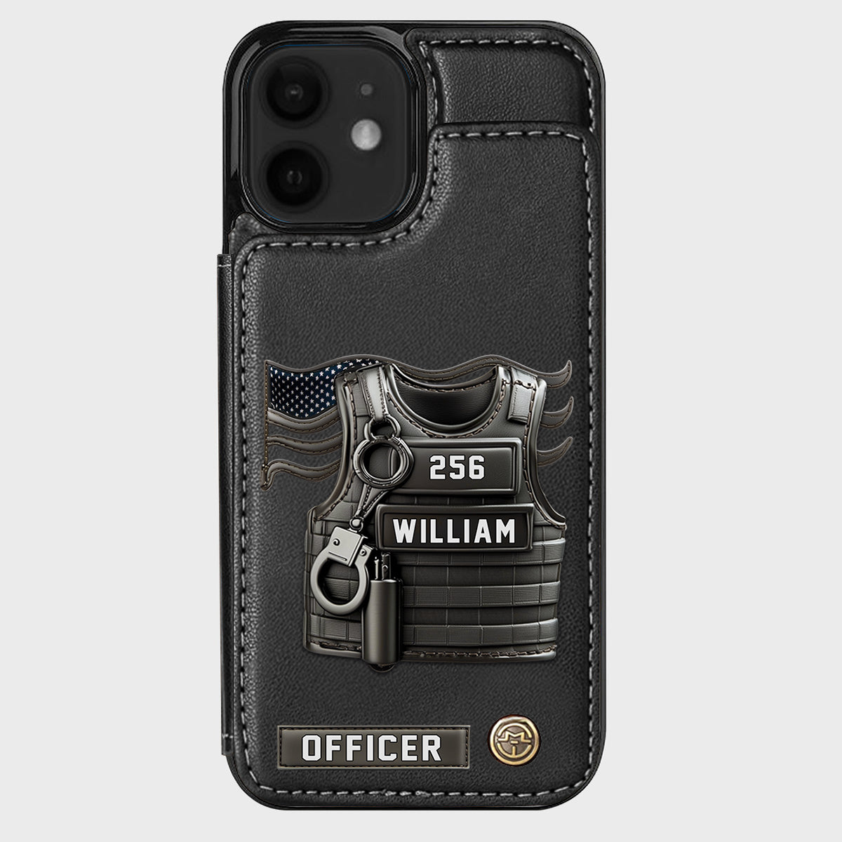 Dienen und Schützen – Personalisierte Handyhülle im Polizei-Look