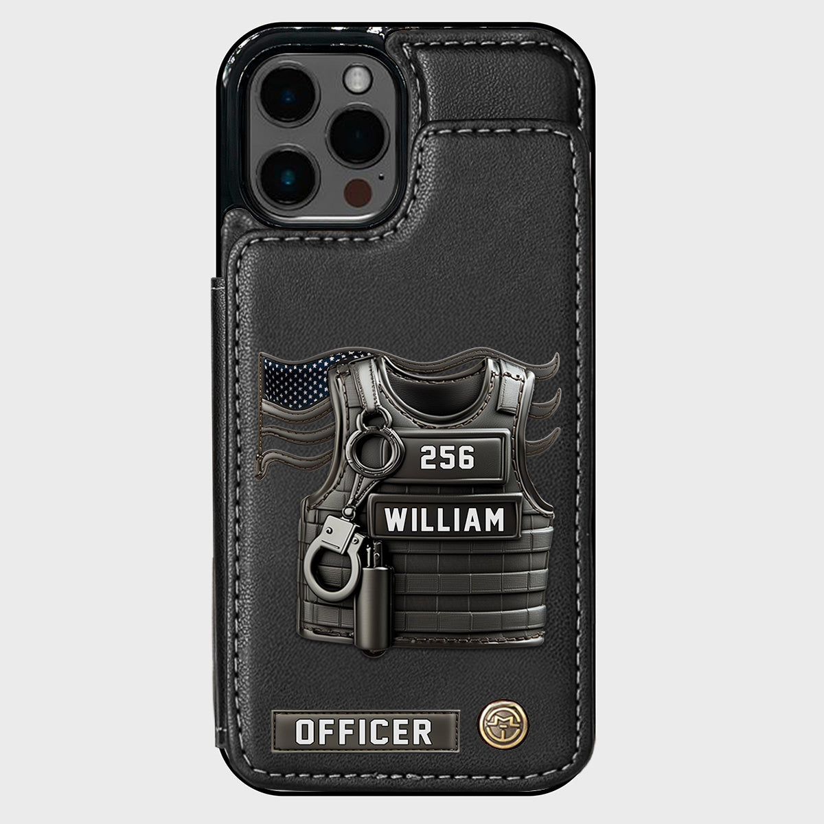 Dienen und Schützen – Personalisierte Handyhülle im Polizei-Look