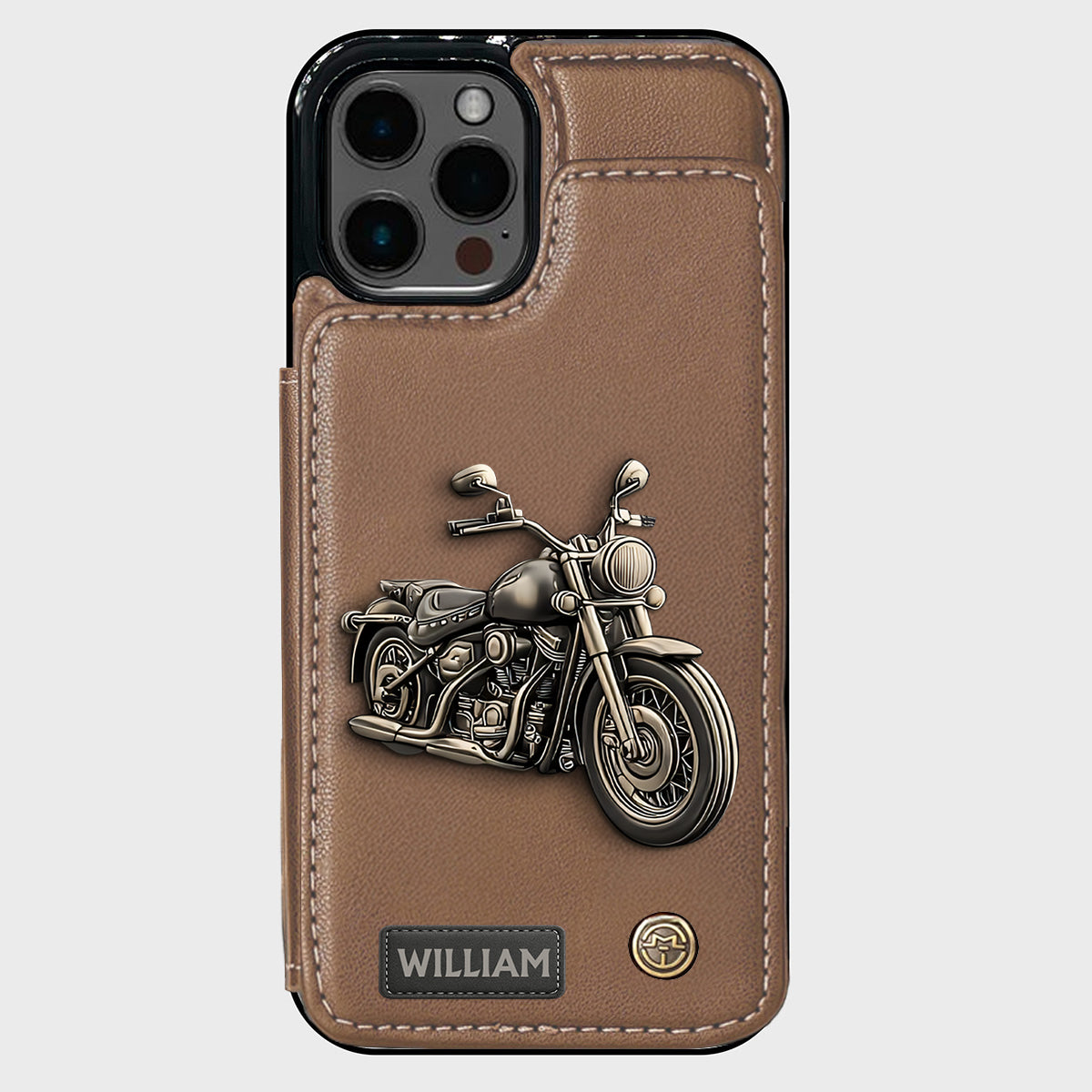 Étui portefeuille personnalisé pour motard passionné
