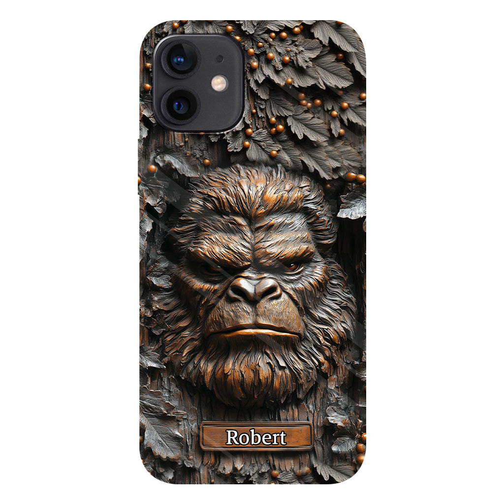 Sasquatch - Coque de téléphone personnalisée avec motif intégral pour le camping
