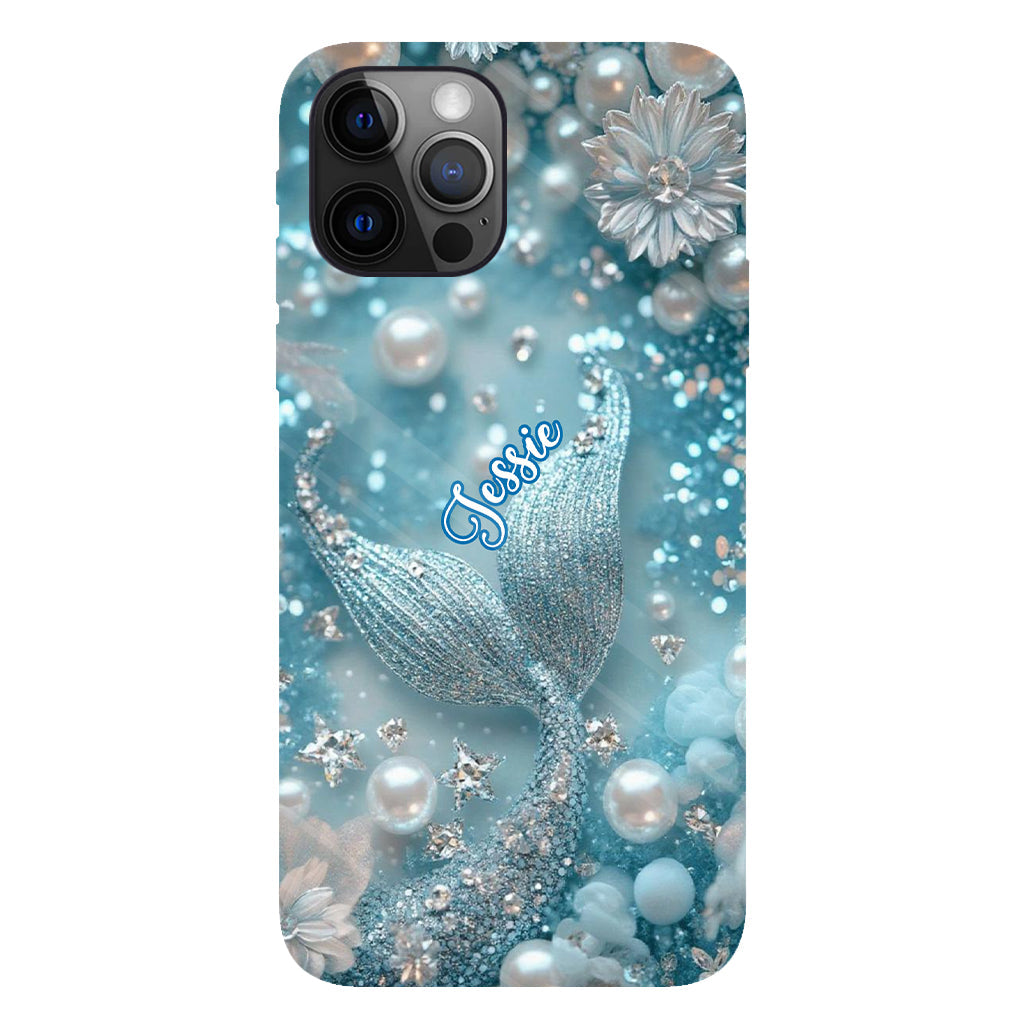 Petite plage salée - Coque de téléphone personnalisée pour amoureux de la mer avec impression intégrale