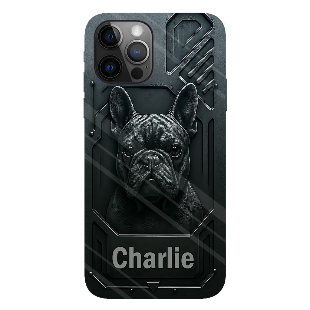 Beste Hundemama/Hundepapa – Personalisierte Handyhülle mit Hundemotiv