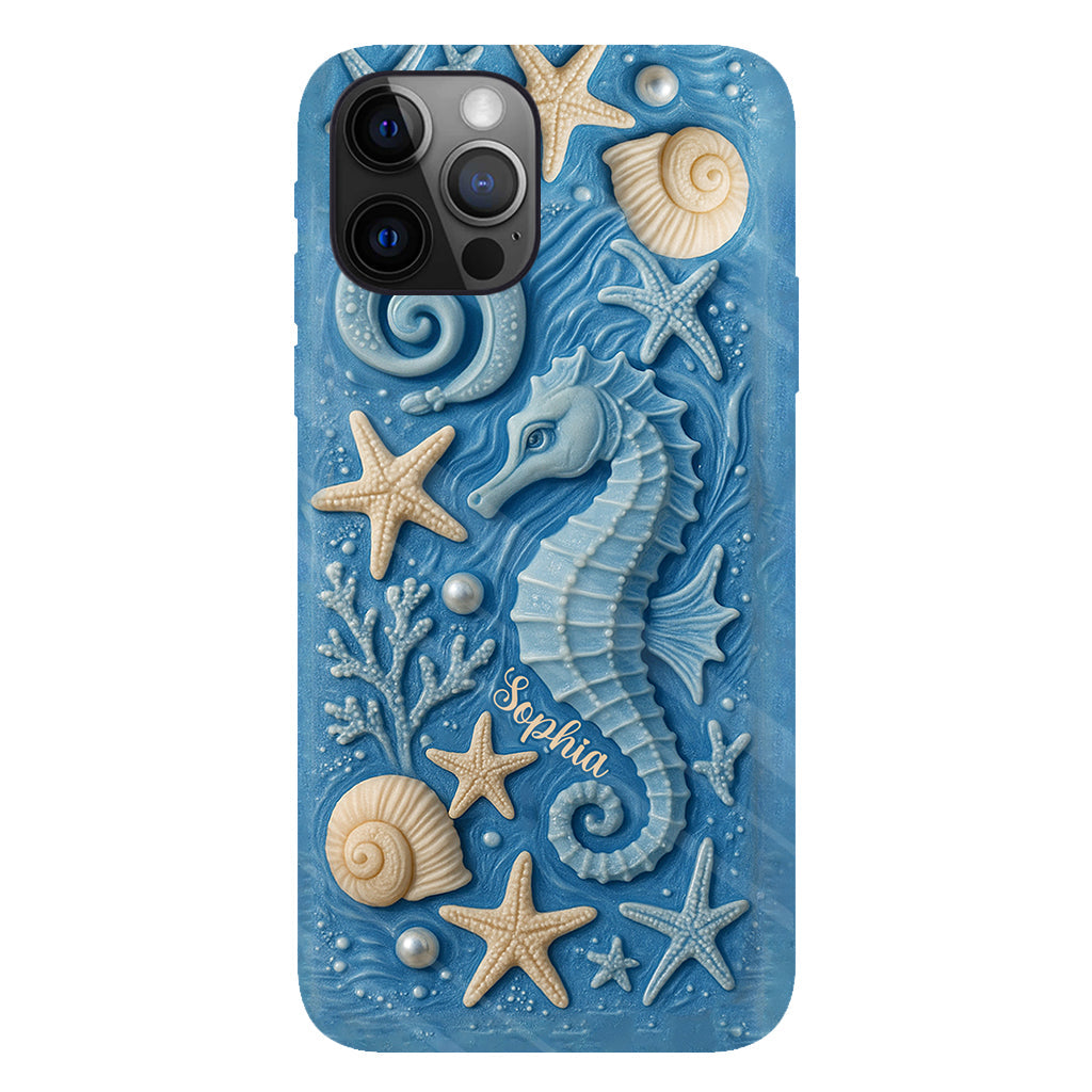 Juste une fille qui aime l'océan - Coque de téléphone personnalisée pour amoureux de la mer avec impression intégrale