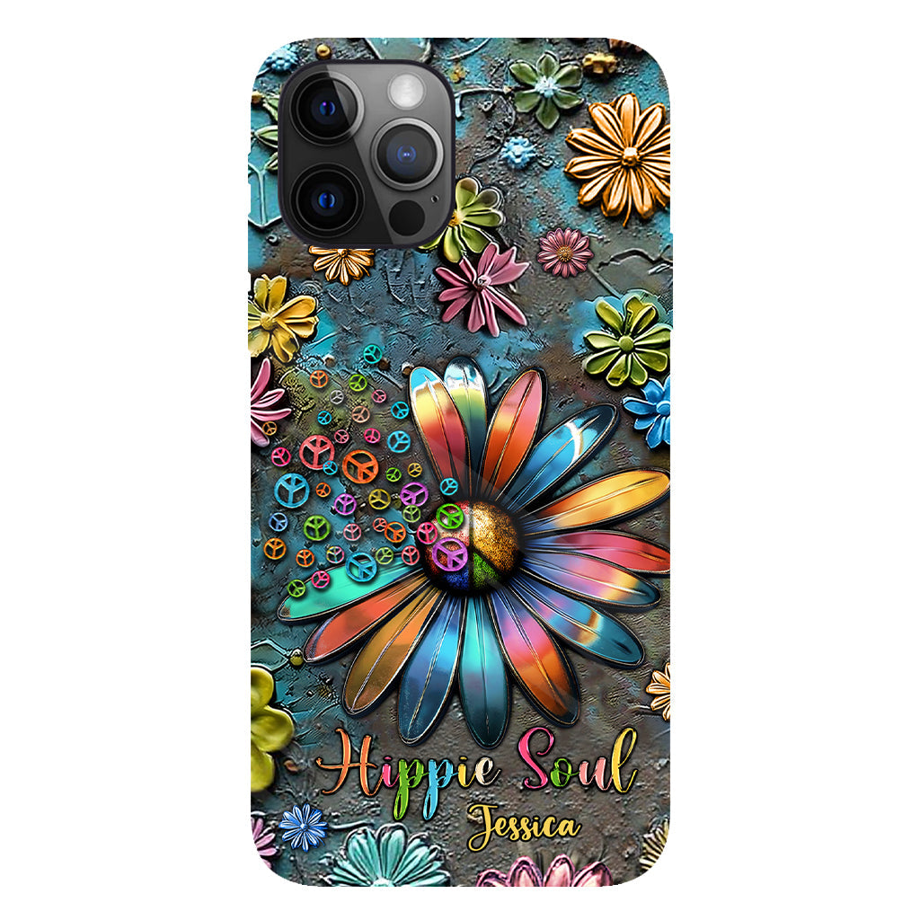 Hippie Soul – Personalisierte Handyhülle mit Hippie-Vollbilddruck