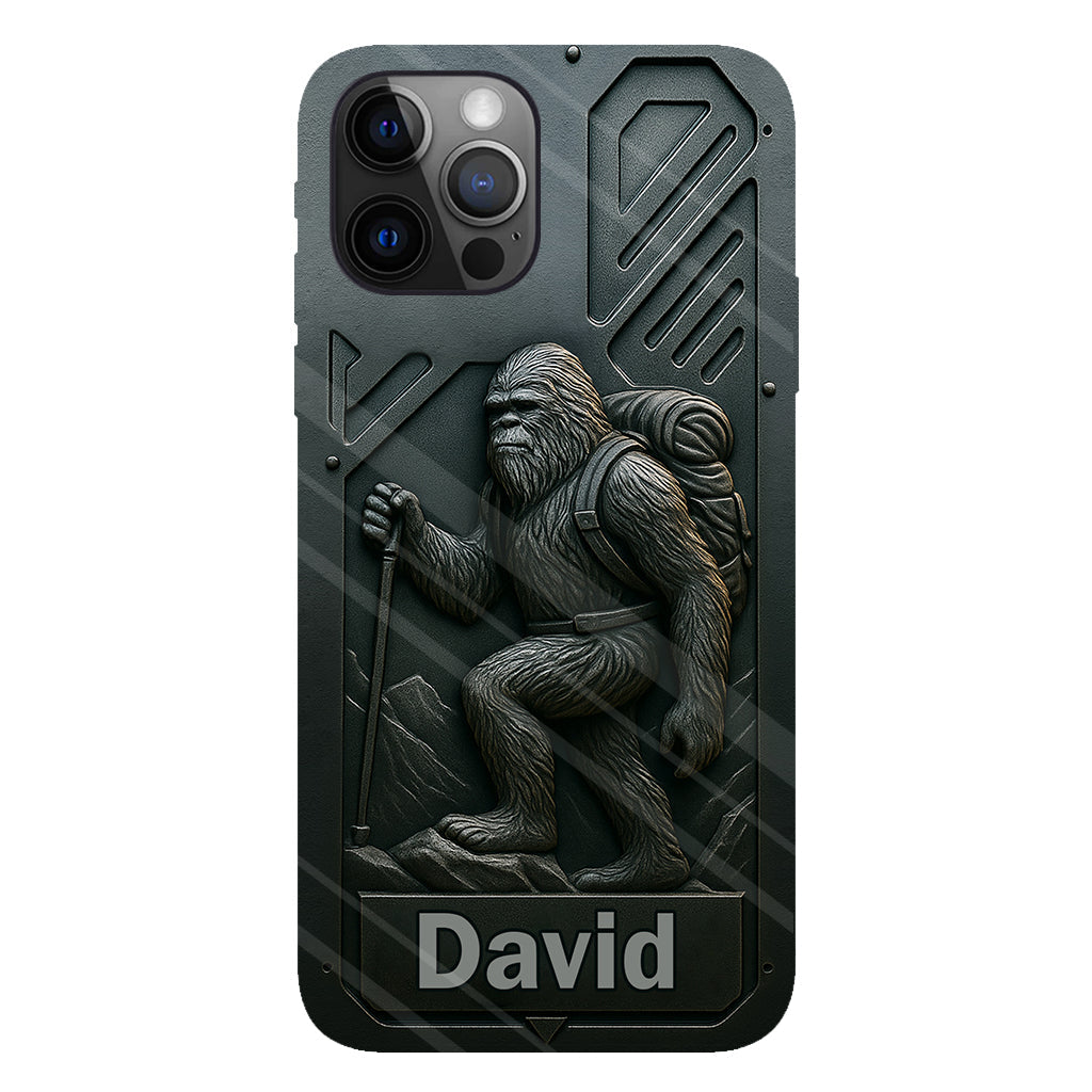 Sasquatch - Coque de téléphone personnalisée avec motif intégral de randonnée