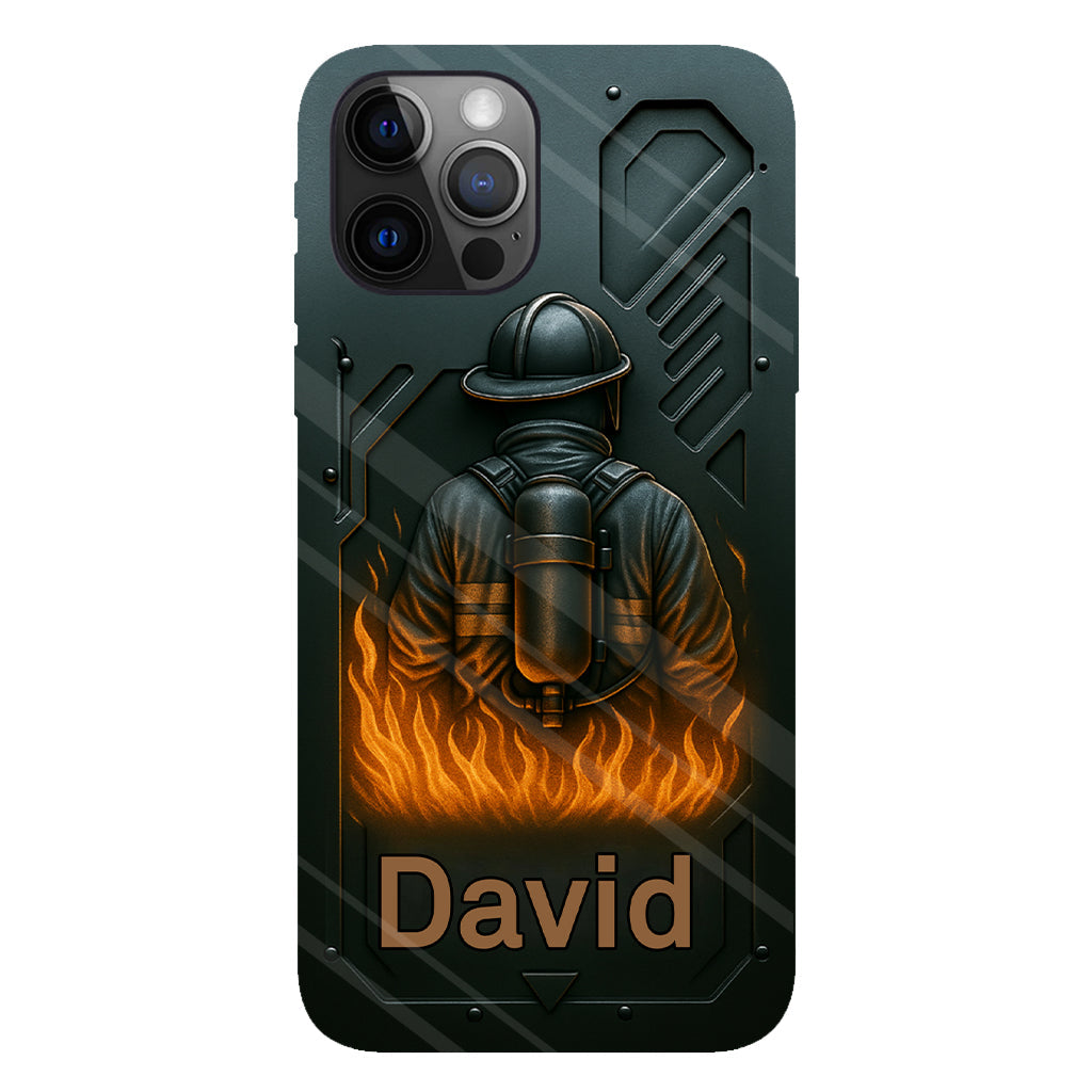 The Strone One - Coque de téléphone personnalisée avec impression intégrale sur le thème des pompiers