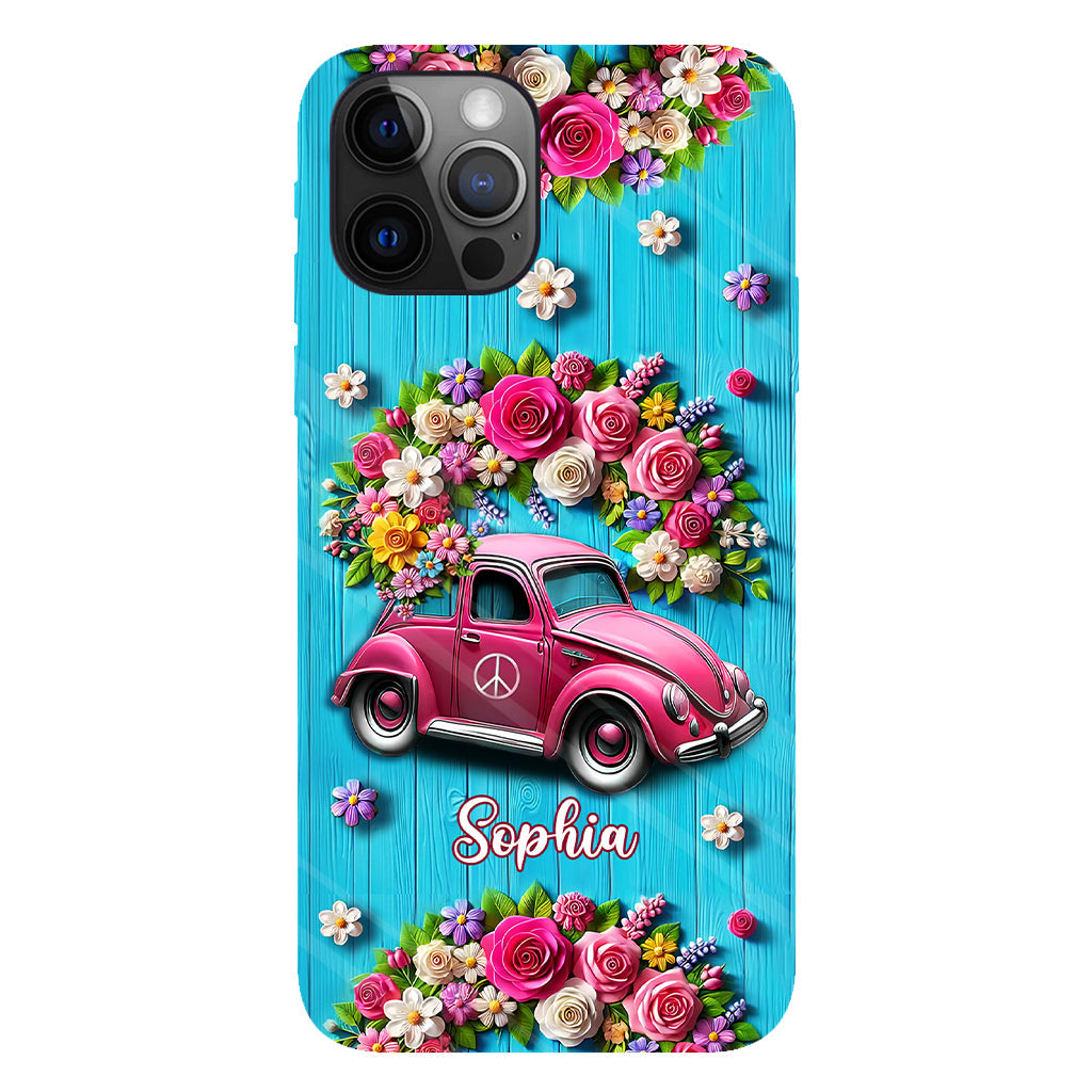 Hippie Soul – Personalisierte Handyhülle mit Hippie-Vollbilddruck