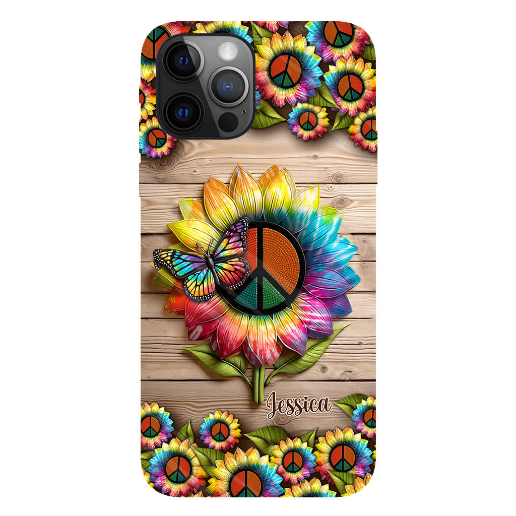 Hippie Soul – Personalisierte Handyhülle mit Hippie-Vollbilddruck