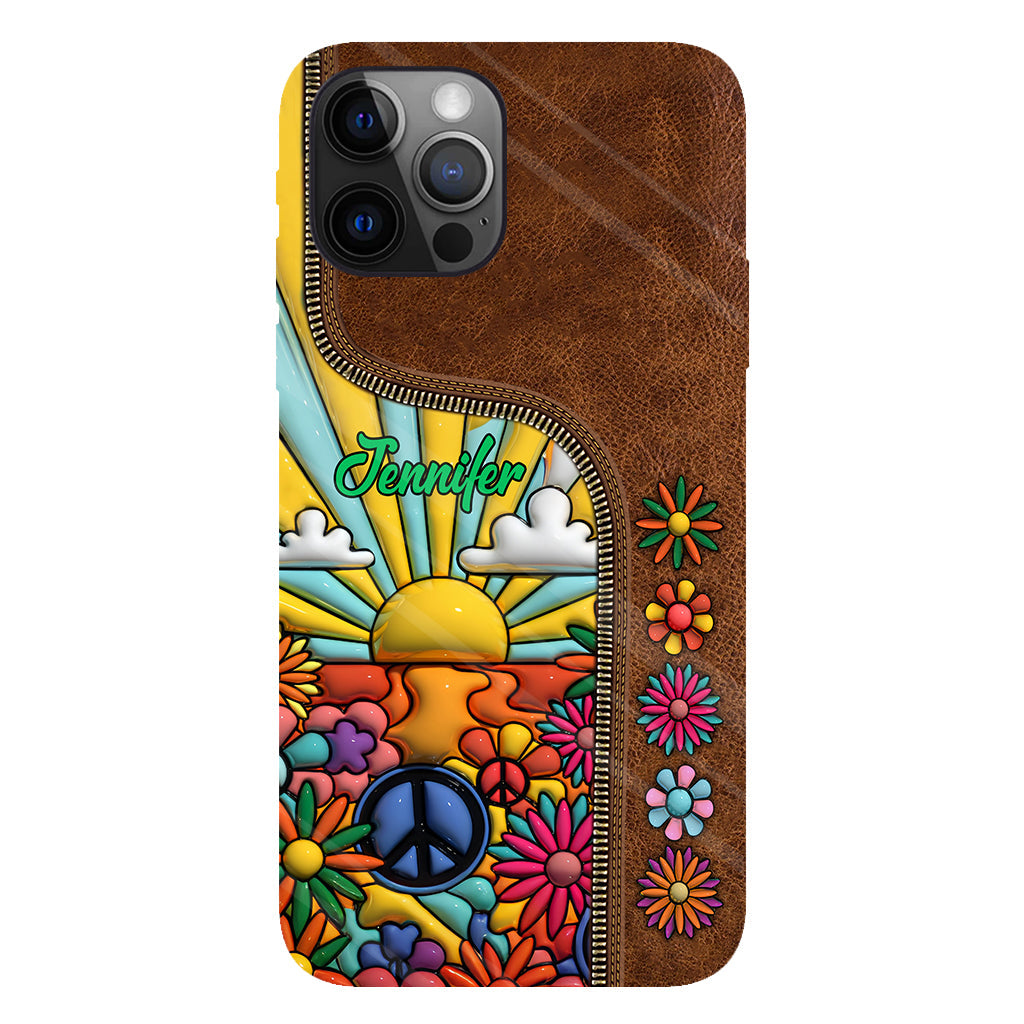 Coque de téléphone personnalisée Hippie Soul - Motif hippie intégral