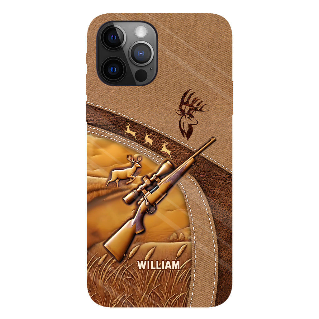 Passionné de chasse - Coque de téléphone personnalisée avec motif intégral sur le thème de la chasse