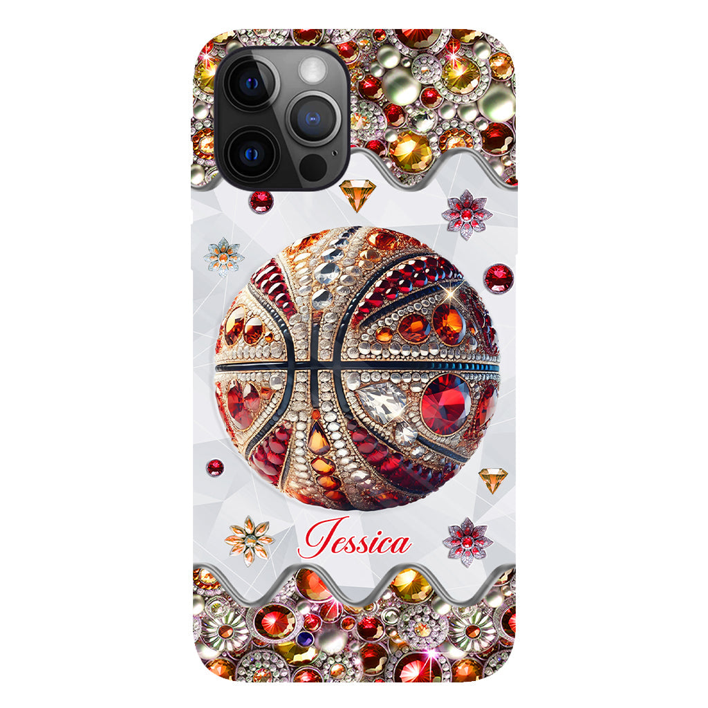 Passionné de basketball - Coque de téléphone personnalisée avec imprimé intégral de basketball