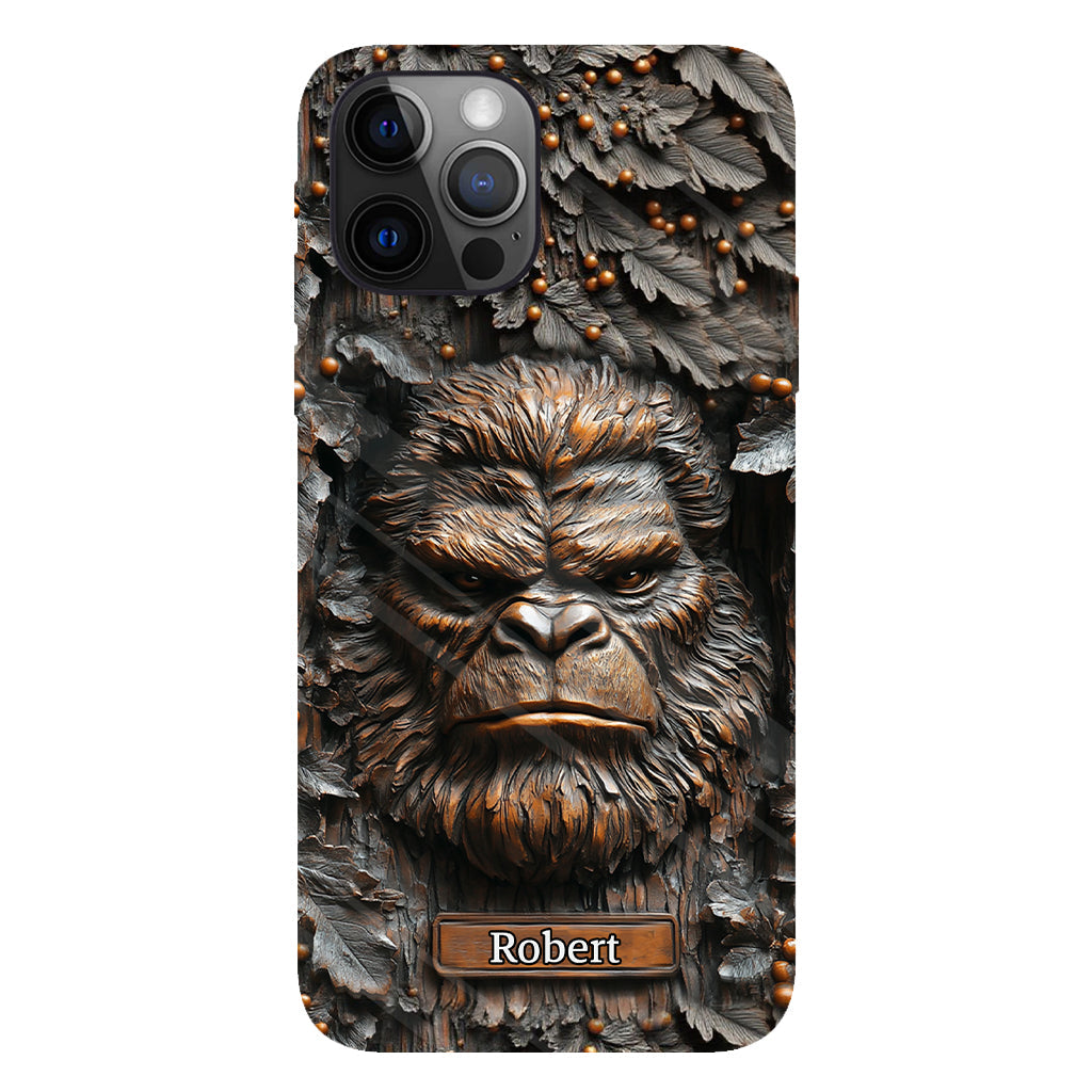 Sasquatch - Coque de téléphone personnalisée avec motif intégral pour le camping