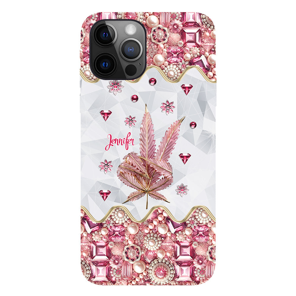 Il y a toujours du cannabis quelque part - Coque de téléphone et support de téléphone personnalisés avec impression intégrale -