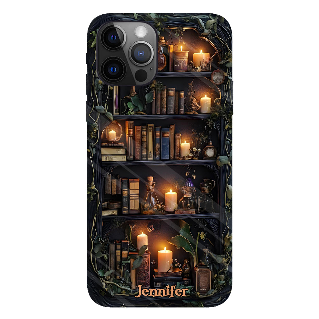 Bookself - Étui de téléphone personnalisé avec livre imprimé intégralement