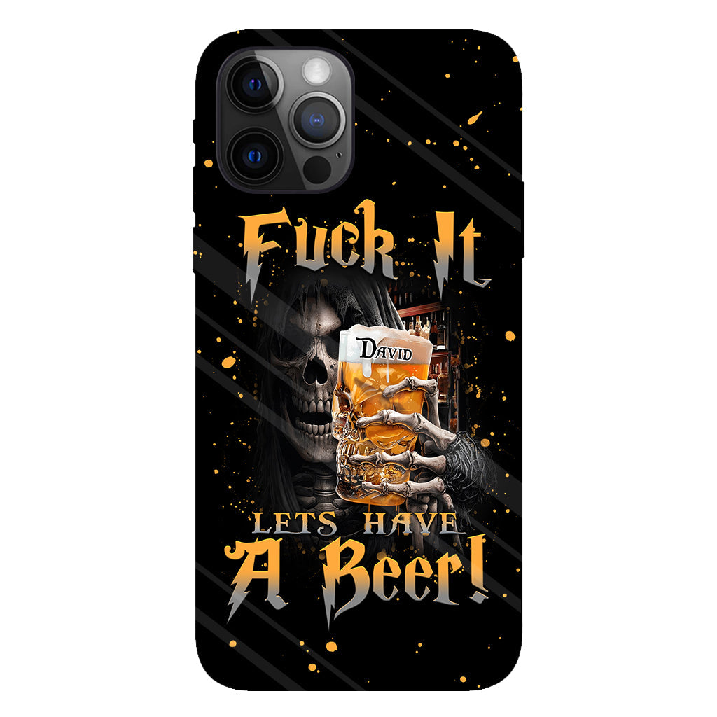 Prenons une bière ! - Coque de téléphone personnalisée avec impression intégrale sur le thème de la bière