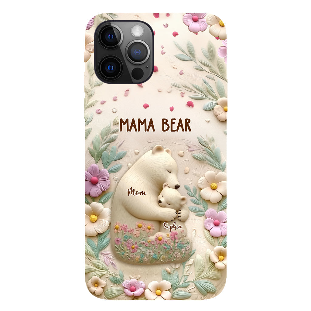 Mama Bear - Personalized Mother Full Print Phone Case