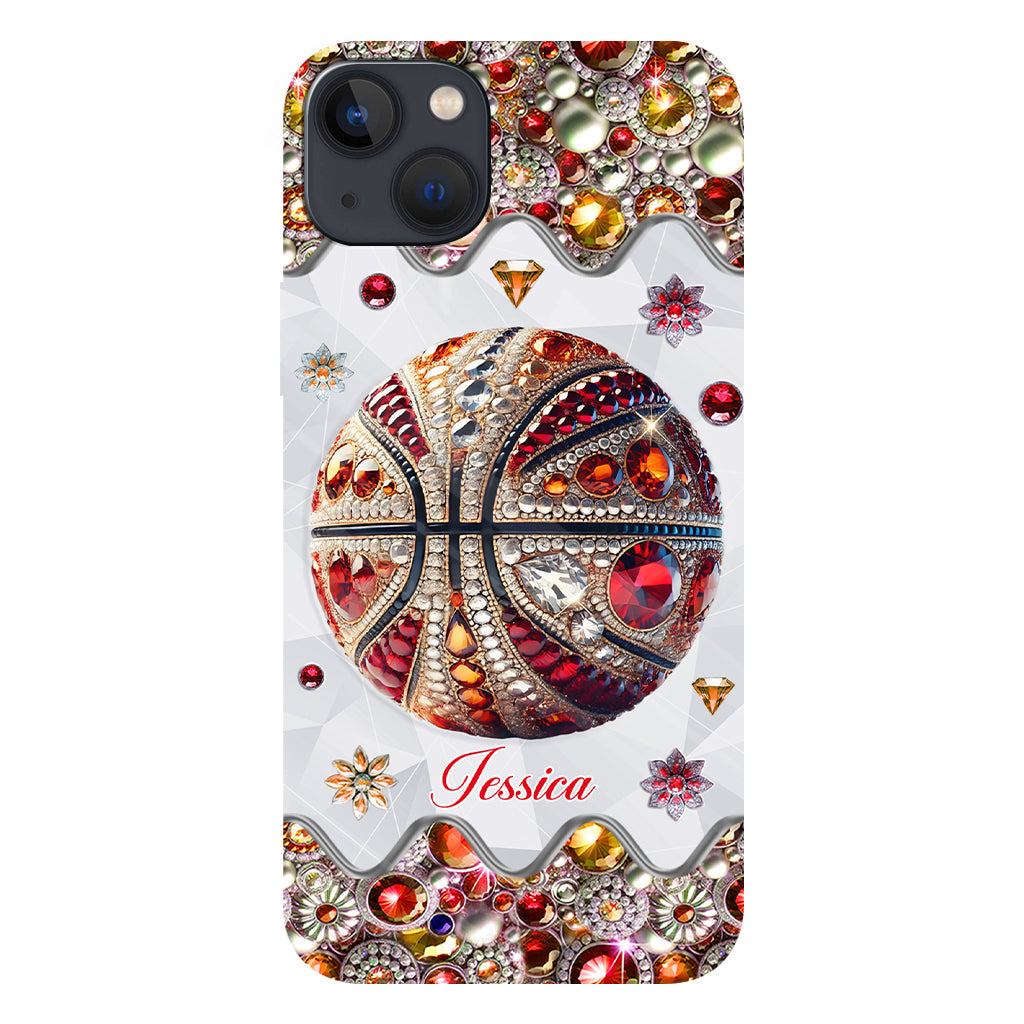 Passionné de basketball - Coque de téléphone personnalisée avec imprimé intégral de basketball