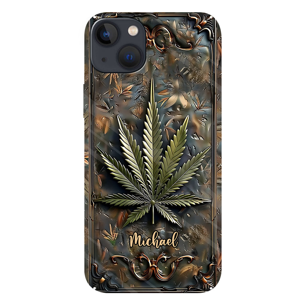 High Life – Personalisierte Handyhülle mit Weed-Motiv