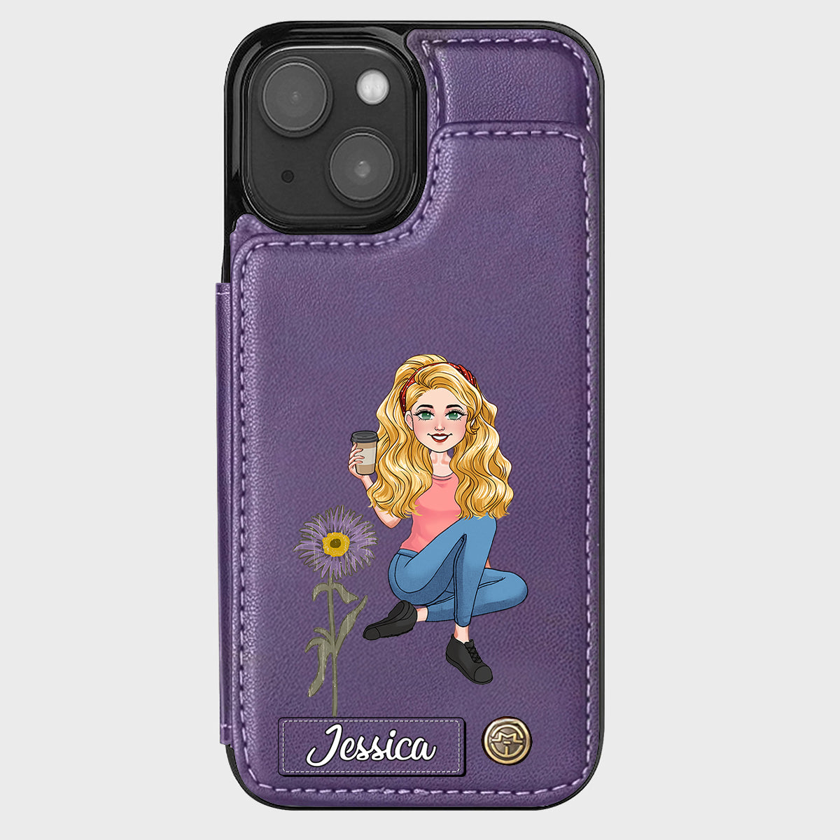 Gift For Friends Birth Month - Personalized Bestie Wallet Phone Case