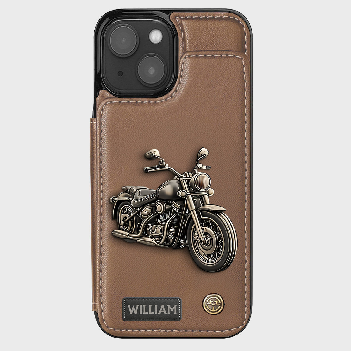 Étui portefeuille personnalisé pour motard passionné
