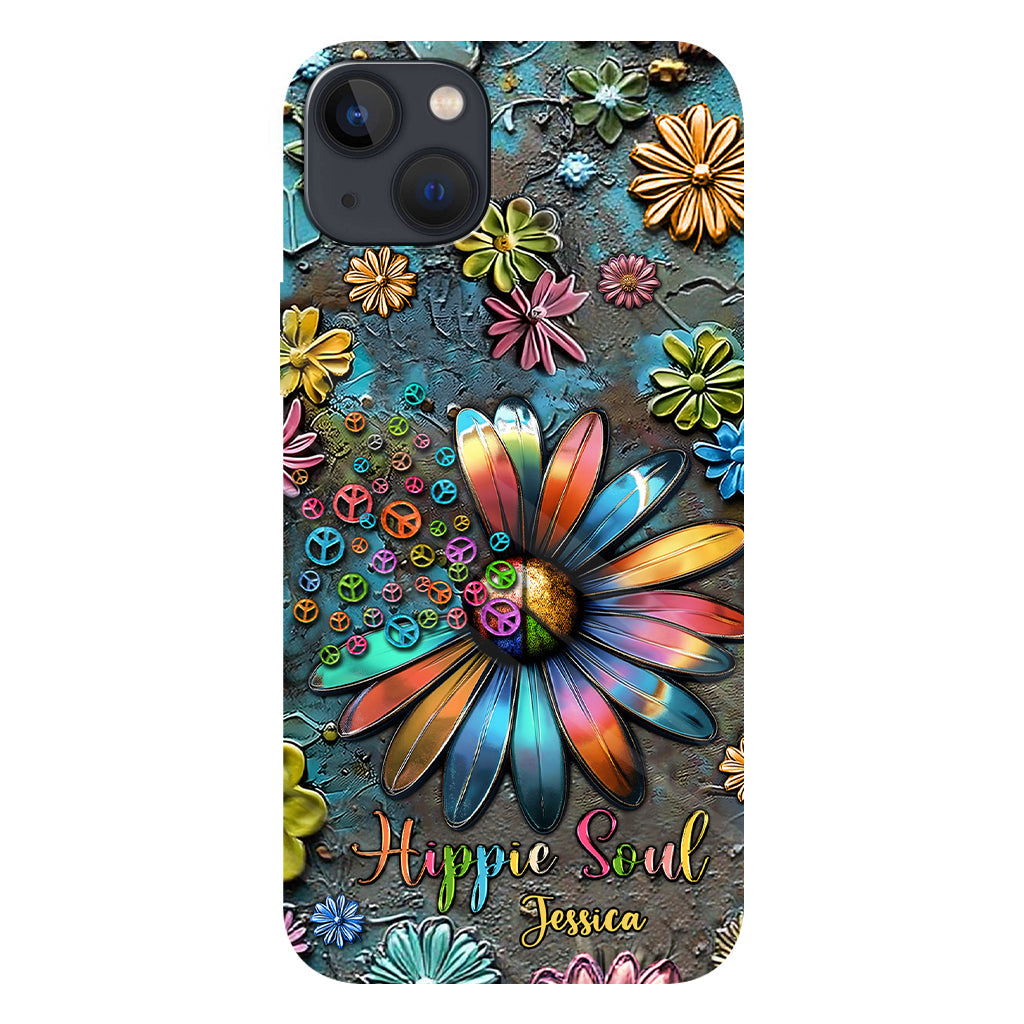 Hippie Soul – Personalisierte Handyhülle mit Hippie-Vollbilddruck