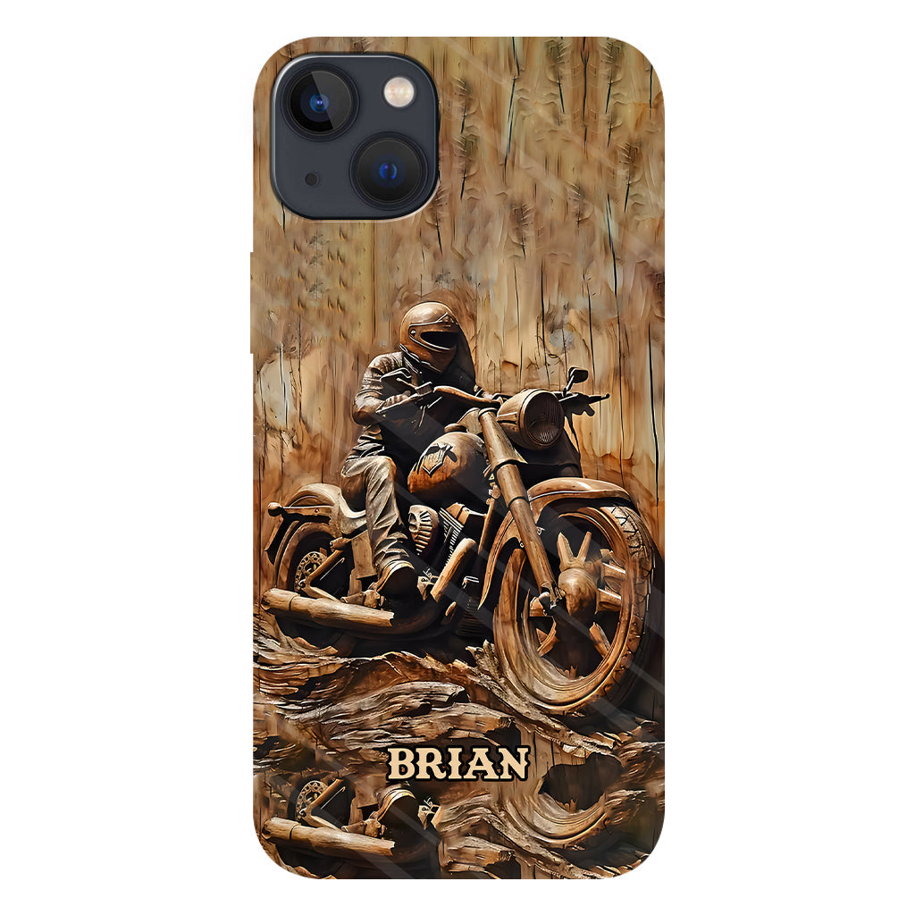 Biker – Personalisierte Handyhülle mit Biker-Motiv und Volldruck