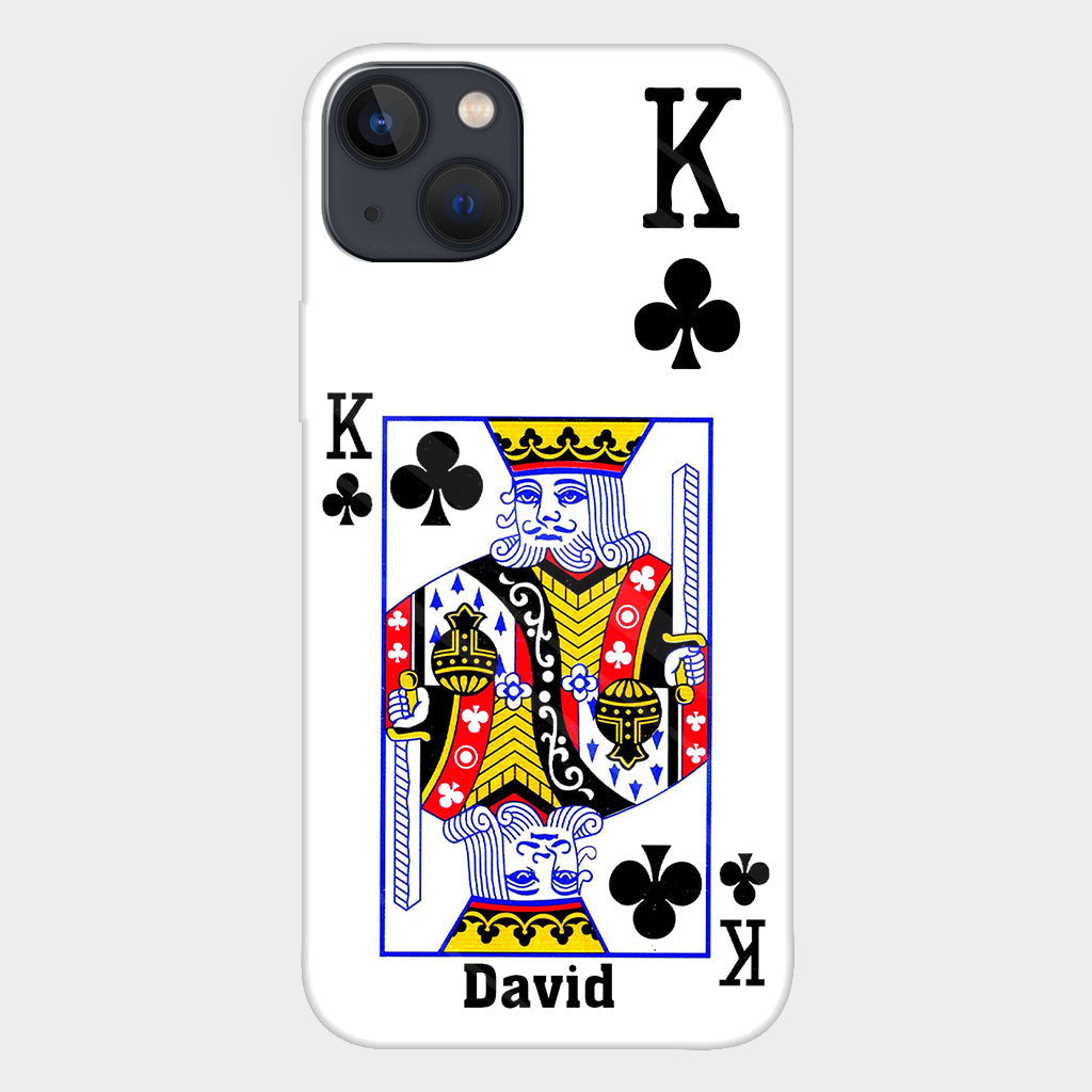 King And Queen - Personalized Couple Full Print Phone Case