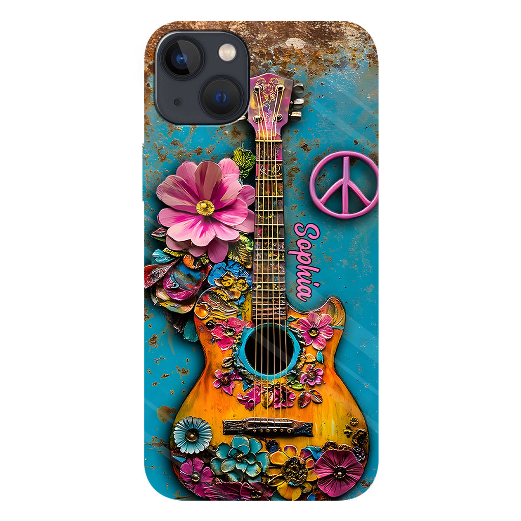 Coque de téléphone personnalisée Hippie Soul - Motif hippie intégral