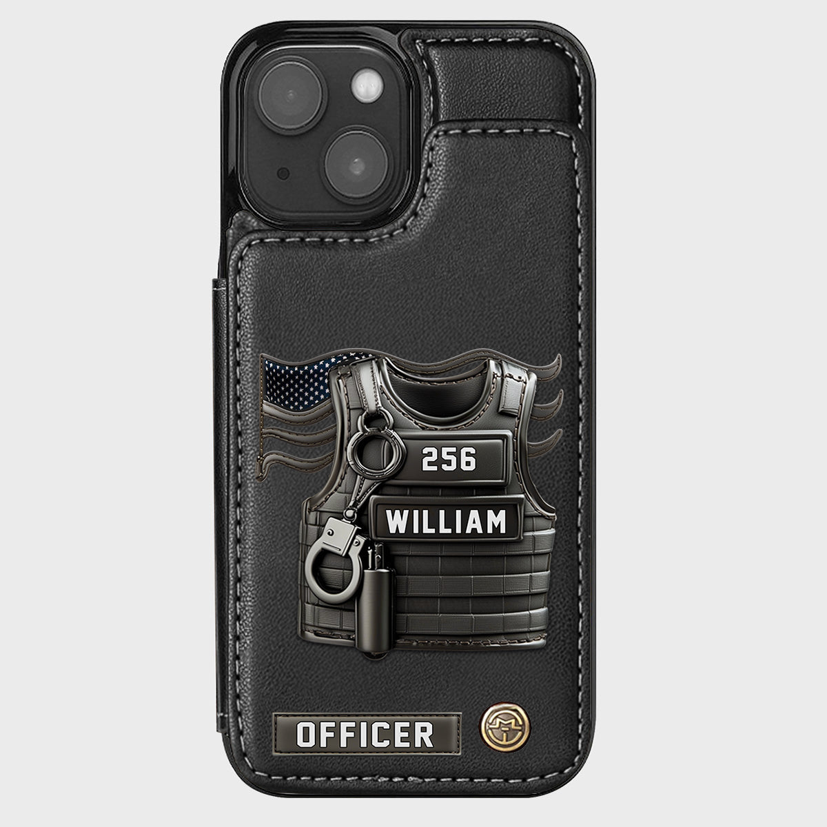 Dienen und Schützen – Personalisierte Handyhülle im Polizei-Look