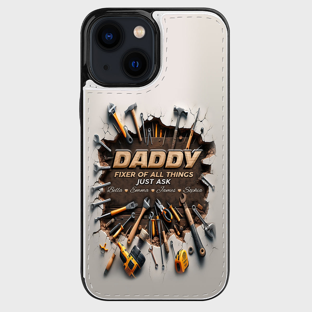 Fixer Of All Things - Personalized Father Foldable Wallet Phone Case