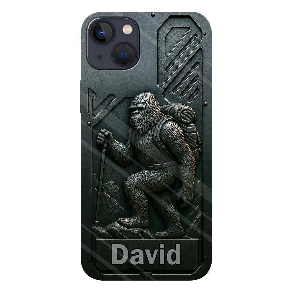 Sasquatch - Coque de téléphone personnalisée avec motif intégral de randonnée