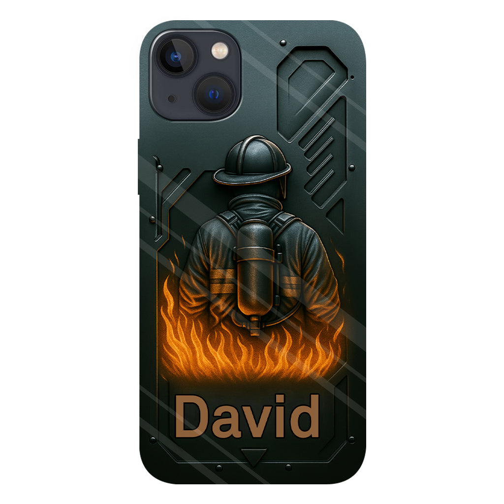 The Strone One - Coque de téléphone personnalisée avec impression intégrale sur le thème des pompiers