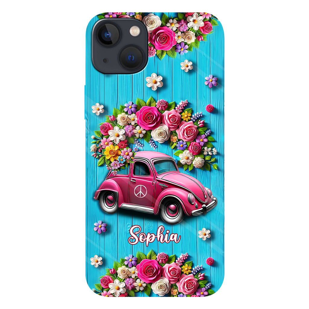 Hippie Soul – Personalisierte Handyhülle mit Hippie-Vollbilddruck