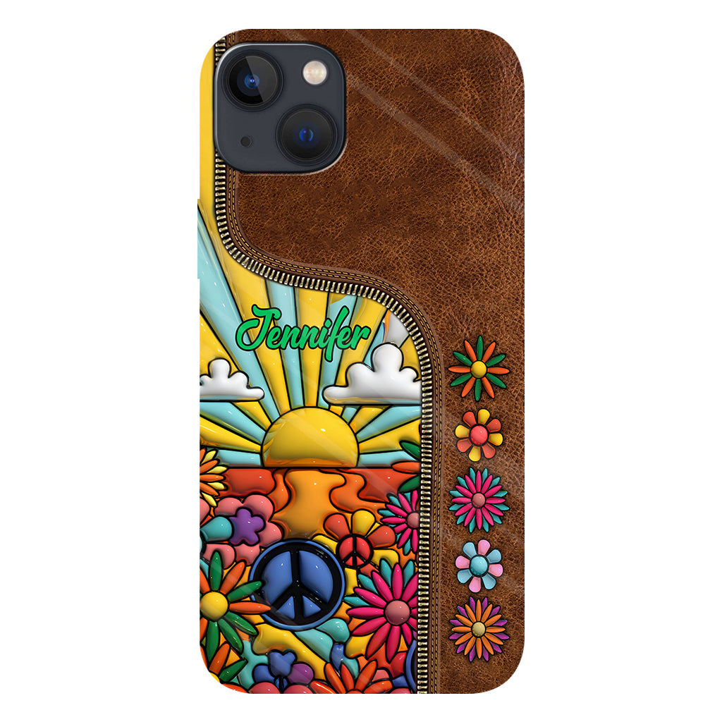 Coque de téléphone personnalisée Hippie Soul - Motif hippie intégral