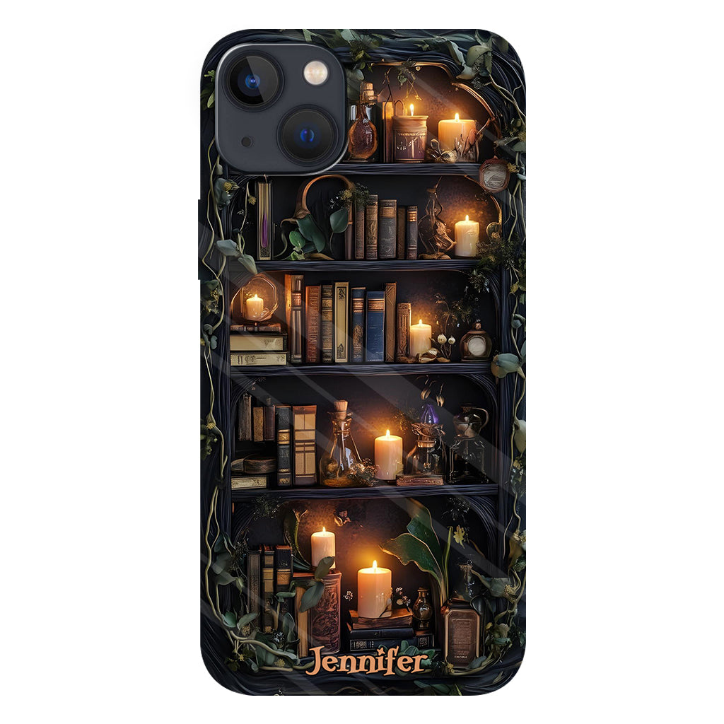 Bookself - Étui de téléphone personnalisé avec livre imprimé intégralement
