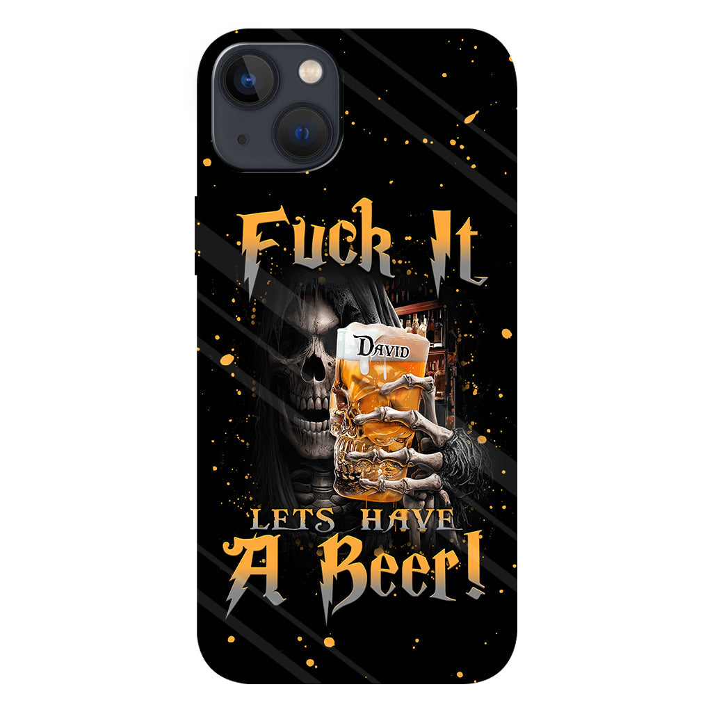 Prenons une bière ! - Coque de téléphone personnalisée avec impression intégrale sur le thème de la bière