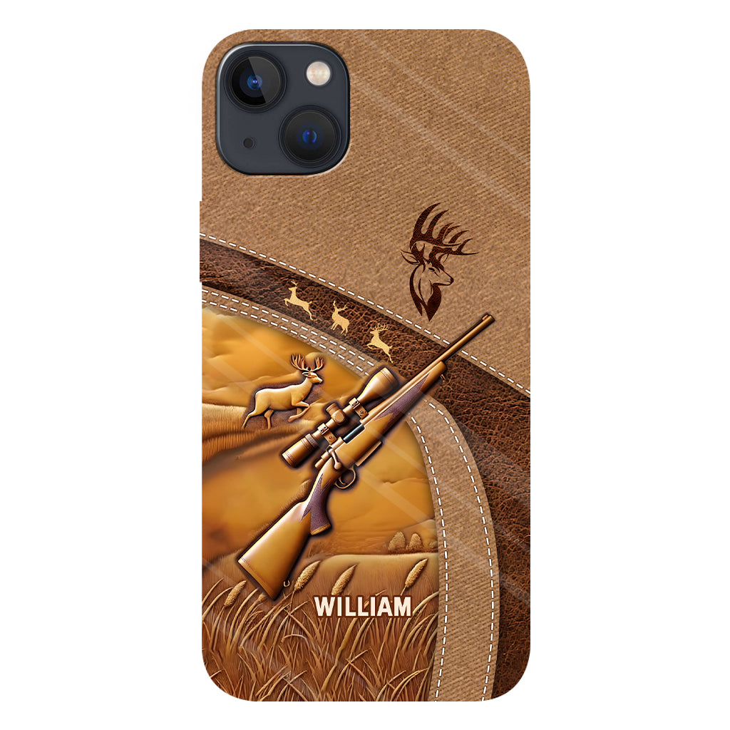 Passionné de chasse - Coque de téléphone personnalisée avec motif intégral sur le thème de la chasse