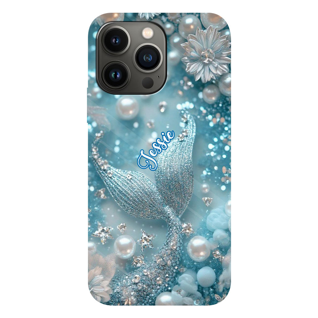 Petite plage salée - Coque de téléphone personnalisée pour amoureux de la mer avec impression intégrale