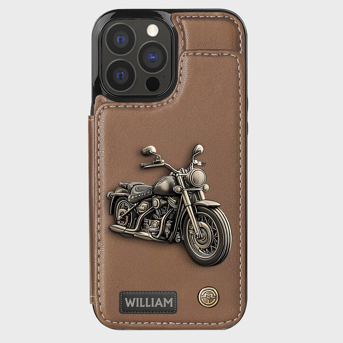 Étui portefeuille personnalisé pour motard passionné