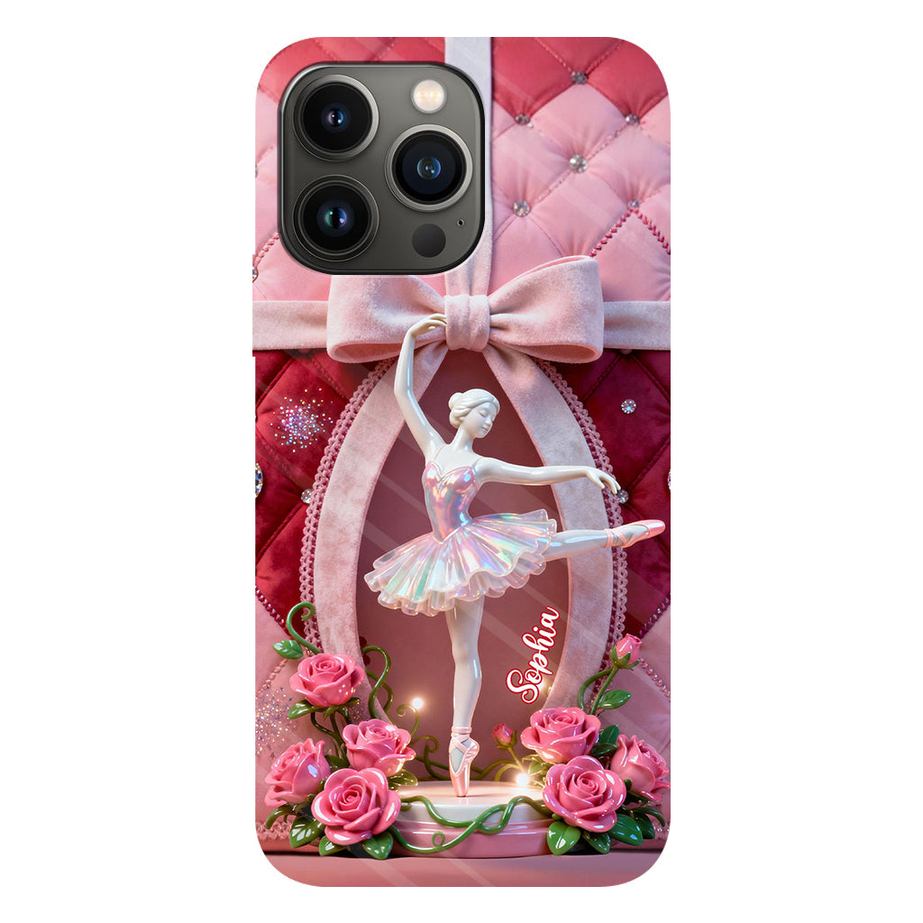 Just A Girl Who Loves To Dance - Personalized Ballet Full Print Phone Case